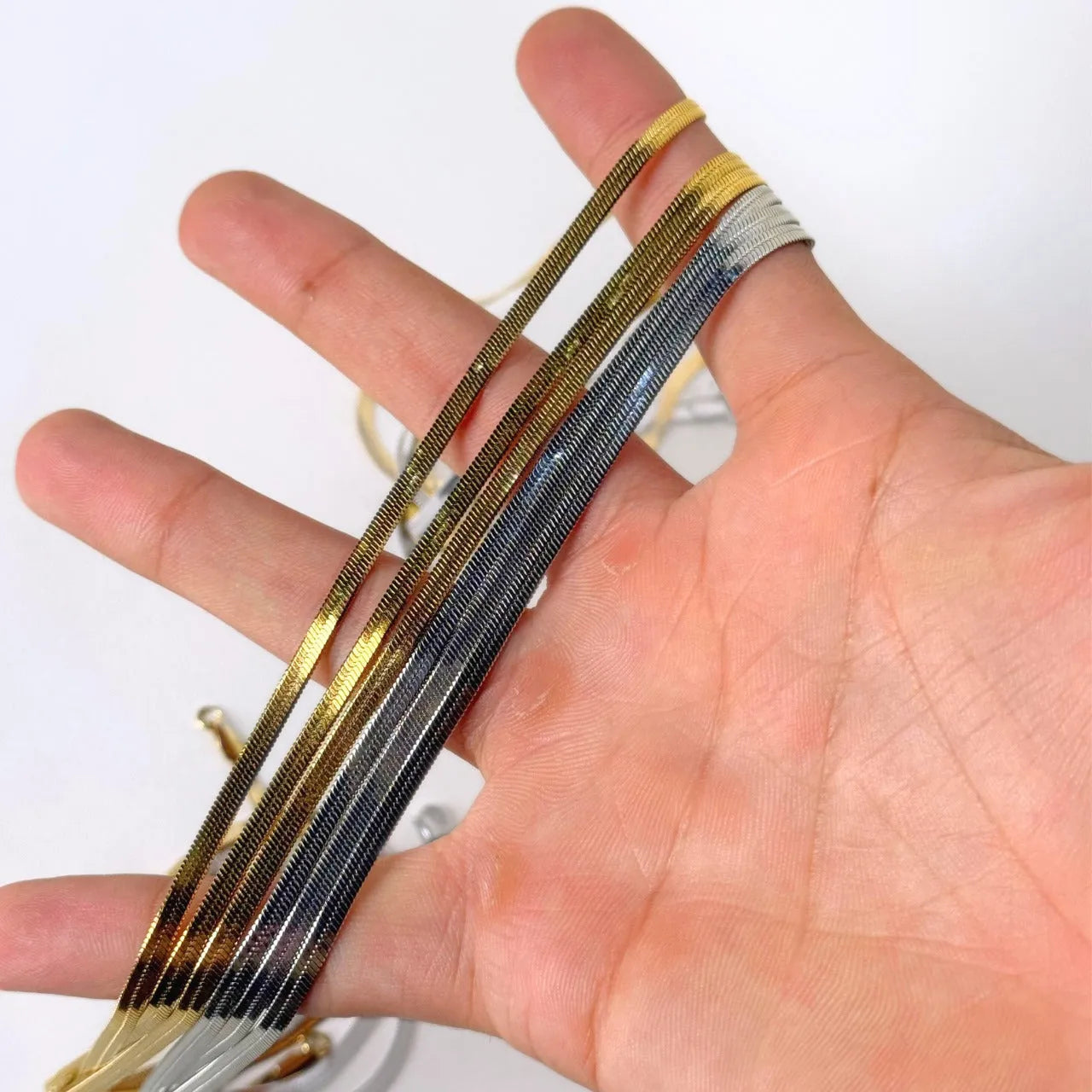 SNAKE STAINLESS STEEL CHAIN ( 1 ) - UNISEX