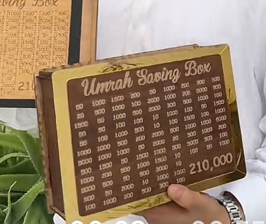 UMRAH SAVING BOX START YOUR JOURNEY TO KAABA