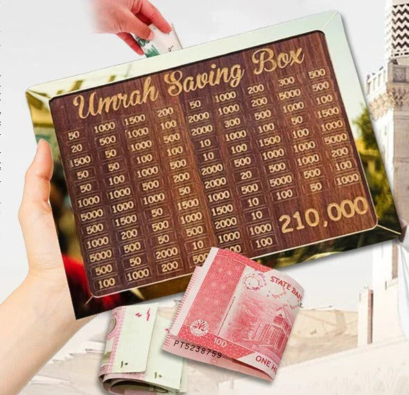UMRAH SAVING BOX START YOUR JOURNEY TO KAABA