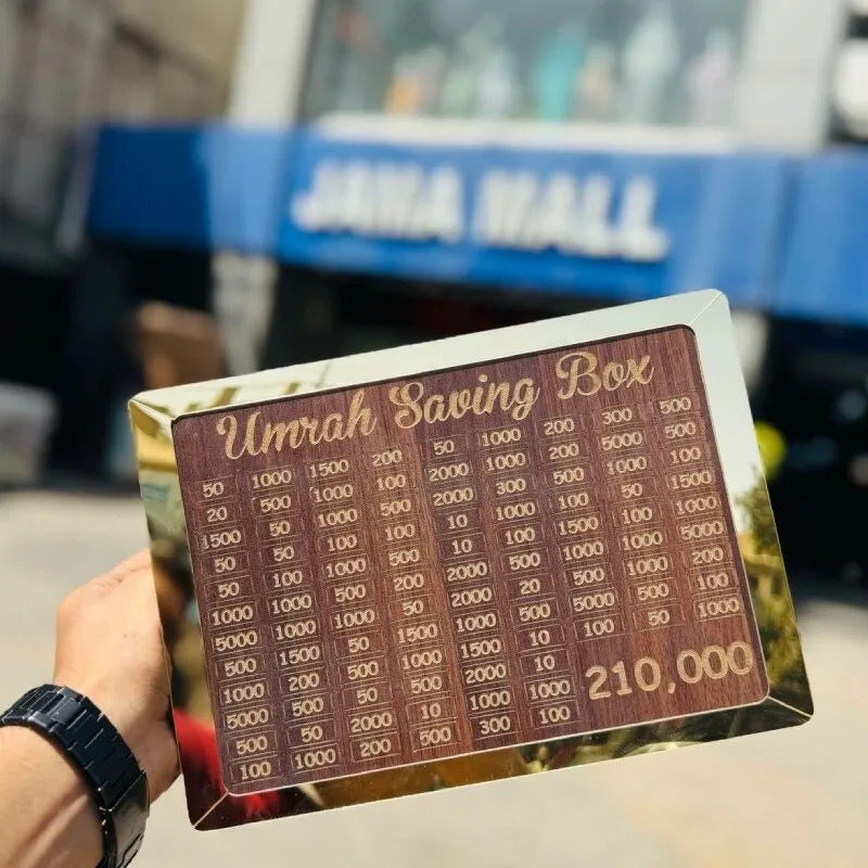UMRAH SAVING BOX START YOUR JOURNEY TO KAABA
