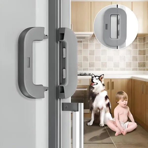 REFRIGERATOR DOOR LOCK - SELF ADHESIVE