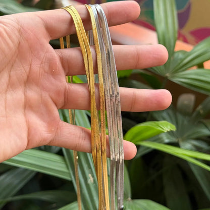 SNAKE STAINLESS STEEL CHAIN ( 1 ) - UNISEX