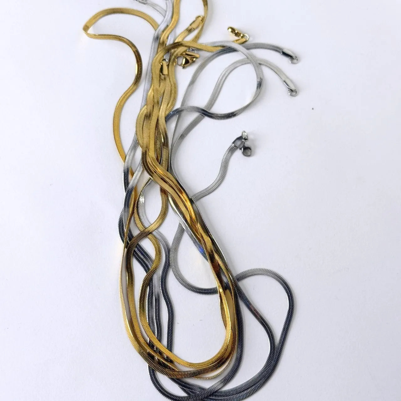 SNAKE STAINLESS STEEL CHAIN ( 1 ) - UNISEX