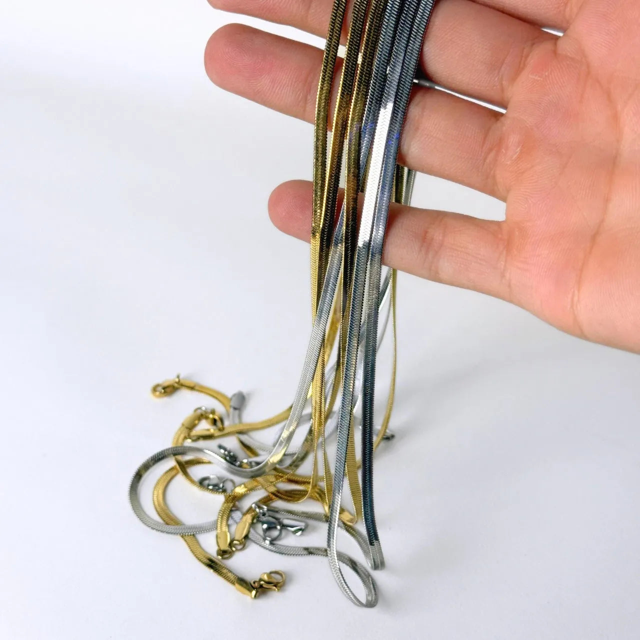 SNAKE STAINLESS STEEL CHAIN ( 1 ) - UNISEX