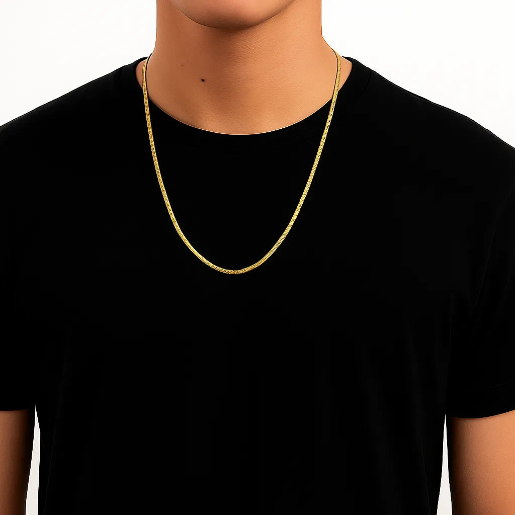 SNAKE STAINLESS STEEL CHAIN ( 1 ) - UNISEX