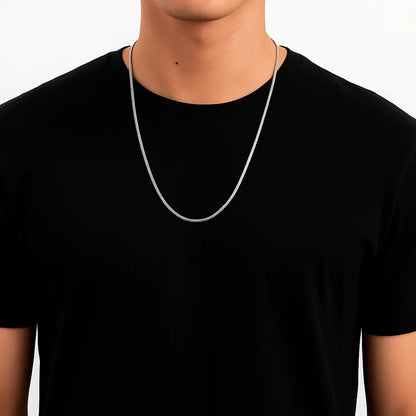 SNAKE STAINLESS STEEL CHAIN ( 1 ) - UNISEX