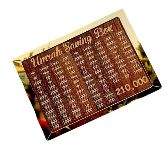 UMRAH SAVING BOX START YOUR JOURNEY TO KAABA